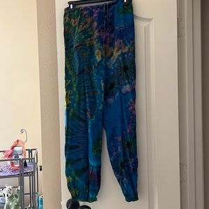 Hippie /gypsy Mexicali Blues size L tie dye pants